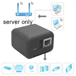 خادم طباعة الشبكة مع 1x 10/100 ميجابت في الثانية RJ-45 LAN PORT WIFI وظيفة USB 2.0 BT 4.0 دعم لنظام التشغيل Windows XP Android