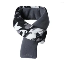 Halsdukar usb värme sjal varm uppvärmd halsduk elektrisk wrap smart uppvärmning haklapp och skyddare