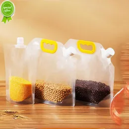 Novo saco de armazenamento selado reutilizável para grãos à prova de umidade saco selado ao ar livre dobrável jarro de armazenamento saco de água grão de arroz saco de armazenamento de alimentos