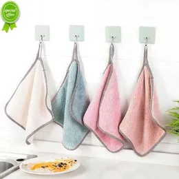 Kitchen Absorbent Dish Cleaning Cloth Hungable Dish Towel Non-Stick Oil Thickened Table Cleaning Cloths Scouring Pads Dishcloths