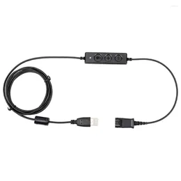 Adapter Cable Professional Volume Adjuster Mute Headphone Accessory