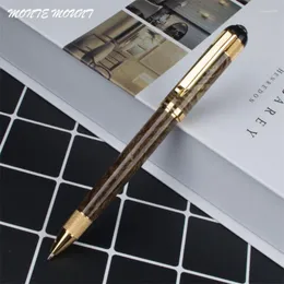 Scrittura di regali aziendali di lusso con penna a sfera in metallo di marca di arrivo