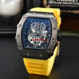 Reloj Hombre Top R Luxury Brand Bristwatch Fashion 3 PIN-Quartz Watch Personality Wine Barrel Mens Watch 147