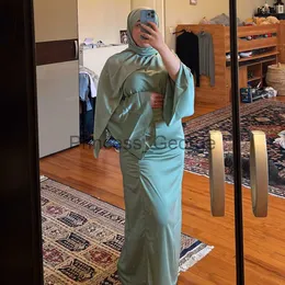 Abiti casual abaya sotto il vestito Abito hijab moda musulmana Eid Raso Abaya Dubai Turchia Islam Abbigliamento Abaya per donna Abito caftano africano x0625