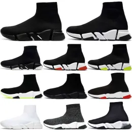 Trainers Speeds 2.0 Shoes Platform Sneaker Men Women Tripler S Paris Socks Boots All Black White Blue Light Sliver Brown Ruby Graffiti Vintage Luxury Designer With Box