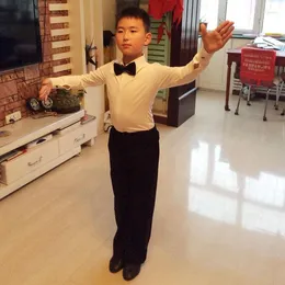 Stage Wear Latino Dance Dress Boy Or Mens Latin Pants Shirt Vestido Baile Boys Dancewear Children Kids