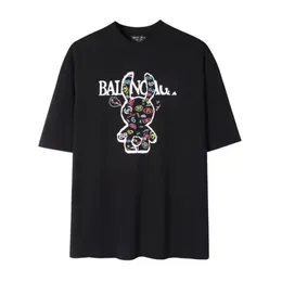 夏のメンズレディースデザイナーTシャツルーズティーオフファッションブランドトップマンSカジュアルシャツLuxurys衣料品ショートパンツスリーブ服TシャツM-3XL ###