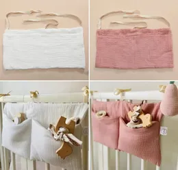 Storage Bags Baby Bedside Bag Crib Hanging Multi-Purpose Organizer Tissue Diaper Nappy Toys Holder Pocket Drop