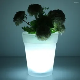 환경 적으로 디자인 태양 광 발전 조명 꽃집 화장 정원 조경 램프 화분 야외 마당 LED 조명
