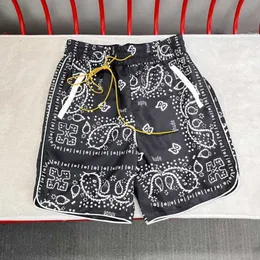 Męskie szorty nerkowca litera kwiatowa druk Rhude Shorts Mężczyźni Kobiety rozmiar UE Lil Peep 100% bawełniany Rhude Shorts T230621