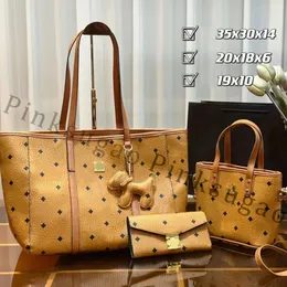 Pink sugao women tote bag shoulder crossbody bag with wallet chain bag handbag luxury genuine leather top quality fashion purse shopping bag 3pcs/set xinyu-0622-140