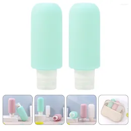 Storage Bottles Silica Gel Bottle Makeup Pack Practical Refillable Travel Squeeze Soap Container