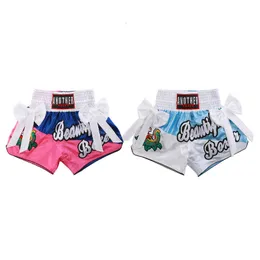 Altri articoli sportivi Uomo Donna Taglia XS-XXXL Pantaloncini Muay Thai Lotta professionale Boxe Trunks Ragazzi Ragazze Mma Grappling Calci Pantaloni corti Boxeo 230621