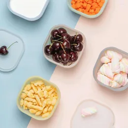 Skålar anti-deformerad vikbar skål stark tätning hålla färskhet bpa gratis mikrovågsäkert lunchlåda sallad