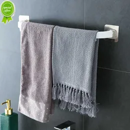 Nuovo portasciugamani adesivo Portasciugamani da bagno Mensola per asciugamani a parete Appendiabiti per WC Portaventosa Cucina Organizzatore per bagno