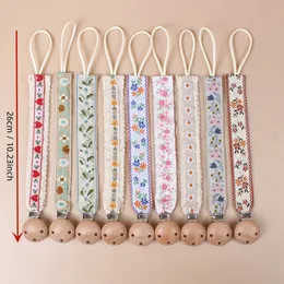 سلسلة مصاصة الأطفال حديثي الولادة تطريز حاملي Pacifier Clips مضاد للأسنان غراء مضاد لخسارة تمنع تساقط سلاسل teether زان دعابة الأطفال BC830