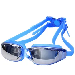 Goggles Yaz Kadın Erkekler Yüzme Goggs Miyopya Anti Sis Reçetesi Profesyonel Su Geçirmez Diyopter Dalış Gözlükleri -1.5 ila -8.0 AA230530