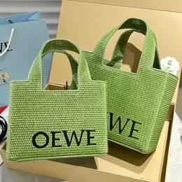 Loews handväska designer väska kvinnor anagram korg lyx axel väskor sommar halmvävning kvinna mode tygväska lady handväskor ryggsäck