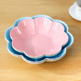 Dinnerware Sets Plum Blossom Dried Fruit Plate Storage Dish Multi-purpose Plates Cake Candy Tray