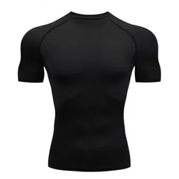 Men's T-Shirts Men's Compression T-shirt Breathable Football Suit Fitness Tight Sportswear Riding Quick Dry Running Short Sleeve Shirt Sports 230625