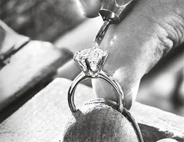 Real 925 srebro 1ct aaaaa sona cZ zaręczynowe obrączki dla kobiet Bridal oświadczenie imprezowe biżuteria