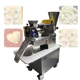 Máquina automática de fazer bolinho de massa empanada máquina de fazer embalagem de rolinho primavera máquina de fazer gyoza