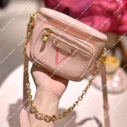 Дизайнерская сумка Модная поясная сумка Дизайнерская поясная сумка Люксовый бренд Нагрудная сумка Женская мини-поясная сумка Цветочные буквы Crossbody Fannypack