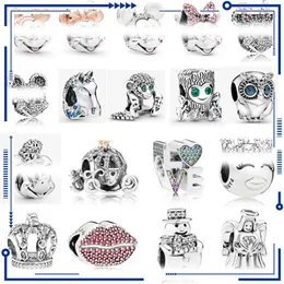 Nuovo 925 Sterling Silver Pandora Charm Design classico Lettera Braccialetto Accessori di perline Serie di perline Accessori di moda Consegna gratuita 1