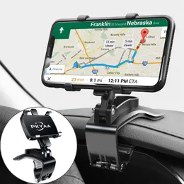 Supporto per telefono universale per cruscotto per auto Supporto per supporto per display GPS Supporto per clip mobile con rotazione a 360 ° per smartphone iPhone