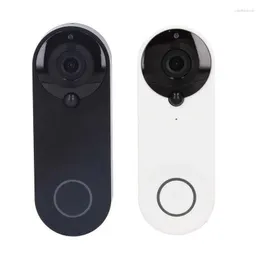 Doortbells 1080p 2 Way WiFi فيديو جرس الباب الكاميرا واسعة الزاوية العدسة PIR Detection Detection Audio IR Night لأمن المنزل