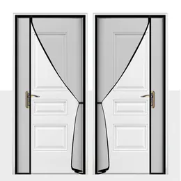 Tende trasparenti DTGJ Side Open Magnetic Door Screen Zanzariera Dimensioni personalizzate Tenda Fly Insect Antimosquito Maglia invisibile per l'estate Indoor 230625