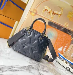 ALMA BB tasarımcı kabuk çanta Nakış omuz çantaları iplik Kabartma Hakiki Deri Klasik Bayanlar çanta Kadın cossbody çanta çanta cüzdan tote AAA