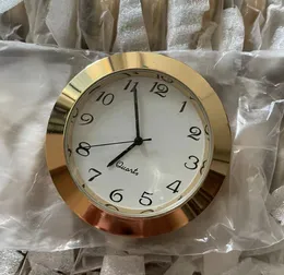 Inserção de relógio de 2 polegadas moldura dourada 50mm movimento de inserção branco árabe peças de relógio de movimento japonês
