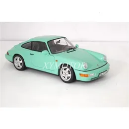 DIECAST Model Norev 1 18 For Porsche 911 2 Cabriolet 1990 Car Tiffany Green Toys Prezenty Hobby Ornament Kolekcja 230625