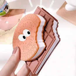 Notepads Cute Cartoon Chocolate Shape NoteBooks Memo Notepad Portable Message Book Office School Supplies Gift 230626