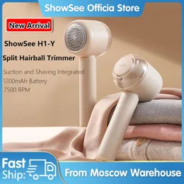 Shavers Showsee 린트 리무버 전기 퍼즈 펠릿 트리머 Hine 핸드 헬드 USB 충전 패브릭 면도기 리무버 의류 스풀 제거