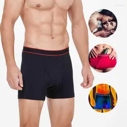 Cuecas MPF Nano Tech Aumentam o Fluxo de Circulação de Energia Masculina A Dureza do Pênis Melhora a Disfunção Erétil Roupa Infravermelha Longa