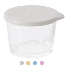 Storage Bottles 260ML Food Container Clear Strong Sealing Glass Round Meal Prep Restaurant Supplies