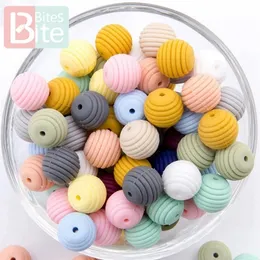 Brinquedos Mordedores de Bebê 50pc Contas de Silicone 15mm Brinquedos para Dentição de Bebê Mordedor de Bebê Contas de Fio de Silicone Grau Alimentício Colar DIY Pulseira Artigos Infantis 230625