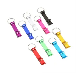 Hot Selling Pocket Key Chain Beer Bottle Opener Claw Bar Small Beverage Keychain Ring Can Do Logo Multifunktion Korkskruvöppnare Kökstillbehör JL1305