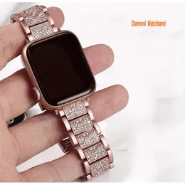 Bling Rhinestone Smart Straps Compatible with Apple Watch Bands 49 45 42 41mm Women Jewelry Diamond Stainless Steel Metal Wristband for iWatch Series 8 7 6 5 4 3 2 Strap