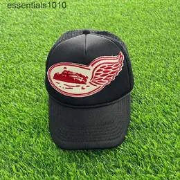 Central Cee نفس النوع قبعة الشاحنة الرجال والنساء Corteizes21s Alcatraz Wing Trucker Hat Spring