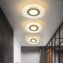 Lampadari Corridoio LED Lampadario a soffitto per portico Corridoio Foyer Camera da letto Cucina Soggiorno El Gallery Ristorante Luci domestiche per interni