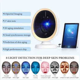 Skönhetsartiklar 3D Smart Magic Mirror Skin Analyzer Machine Aisia Skin Analys System Acne Pigmentering Analys Face Scanner