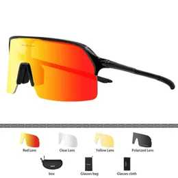 야외 안경 Kapvoe 스타일 Photochromic 스포츠 사이클링 안경 UV400 남자 편광된 사이클링 선글라스 Eyewear Mountain Bike Cycling GogglesHKD230626