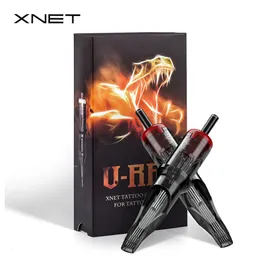 XNET VREX 20pcs Tattoo Cartridge Needle Round Magnum RM 0.35mm for Permanent Makeup Needles 1205rm 1207rm 1211rm 1215rm 1219rm 230626