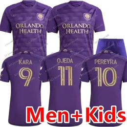 2023 2024 Orlando City Soccer Jerseys 23 24 Kara Pereyra Ojeda F.torres Maglia da calcio Uniformi Fan Versione giocatore Maglia da uomo per bambini Kitalljerseys66