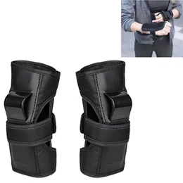 Almofadas de joelho Equipamento de proteção protetores de pulso com proteção amigável para a pele da palma Wrister Skateboarding Roller Blading Inline M