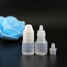 2ML 100pcs/LOT LDPE Plastic Dropper Bottles With Tamper Proof Caps & Tips Safe Vapor e JUICE SQUEEZABLE Admkv