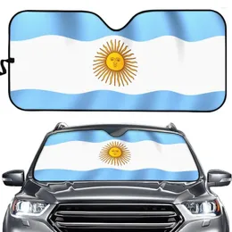 Flaga cienia Argentyny moda 3D Design Sunshield Sun for Car Auto Wewnętrzne Akcesoria przednie okno Visor Sunshade